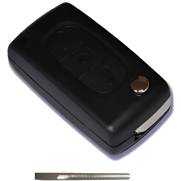 Coque cle Plip compatible PEUGEOT 107 207 307 406 607 308
