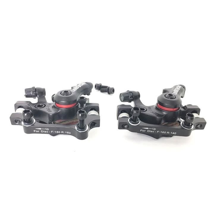 Pièce Détachée,Vtt VTT frein de vélo général jeu de frein à disque ligne mécanique tirant la ligne de - Type Front Rear Cliper