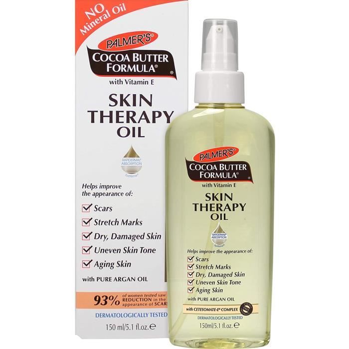 Palmer's Formule au Beurre de Cacao Huile Sèche Soin Réparateur Visage et Corps 150 ml