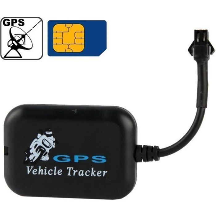 Traceur GPS Voiture Mini véhicule Moto Vélo LBS SMS GSM GPRS en temps réel Tracker Tracking Monitor Noir