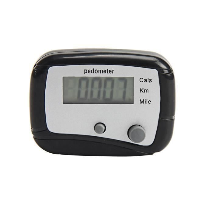 LIU60903802BK LCD Podomètre Step marche Jogging compteur de calories Distance de remise en forme + clip de ceinture So58216
