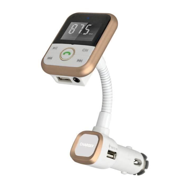 L3732 transmetteur fm bluetooth voiture chargeur LCD display avec Télécommande