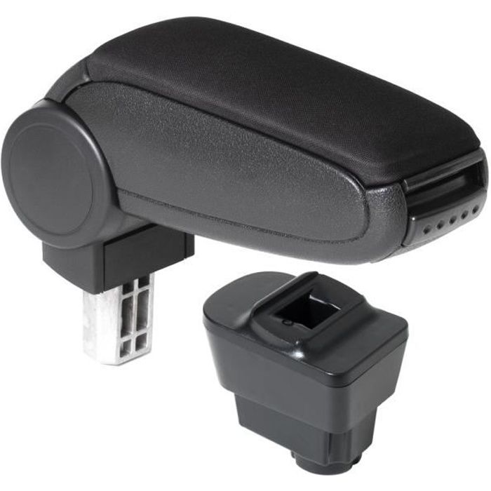 Cargoods Accoudoir central - avec compartiment de rangement - tissu noir - Fiat Grande Punto, Fiat Punto Evo, Fiat Punto, Fiat