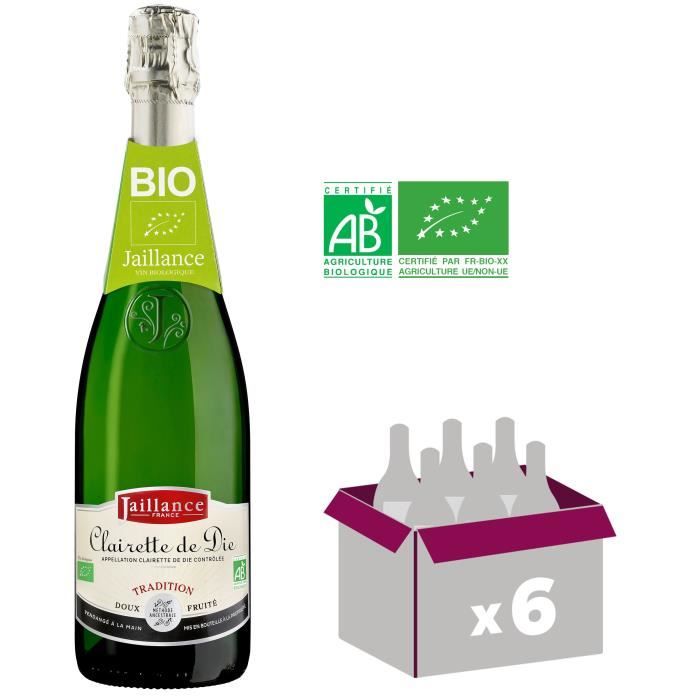Clairette de Die Tradition Bio Jaillance x6