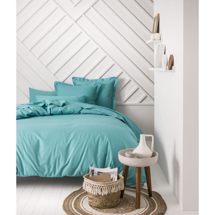 TODAY housse de couette 100% coton - 240x260 cm - Vert diabolo menthe