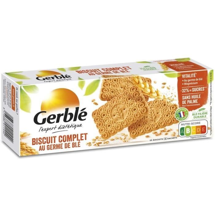 Biscuit Souffle - Vitalité Biscuits Complets Germe Blé Allégés Sucres Sans Huile Palme