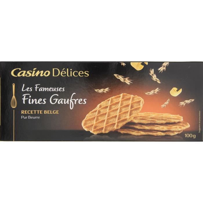 CASINO DÉLICES Fines Gaufres 100g