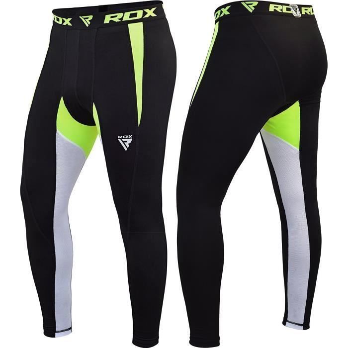 RDX MMA Pantalon De Compression Couche Base Fitness Course à Pied Thermique Legging Base Layer