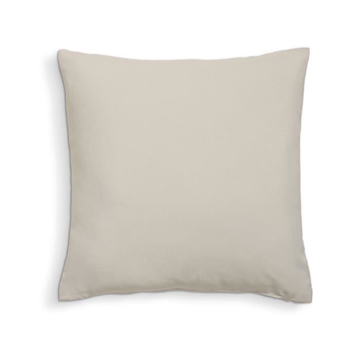 TODAY Coussin déhoussable 100% coton - 60 x 60 cm - Ivoire