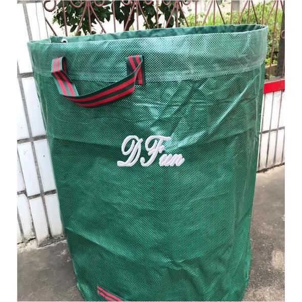 XICHAO - 2 x 272L Sac de déchets ordures de jardin robuste réutilisable herbes feuilles