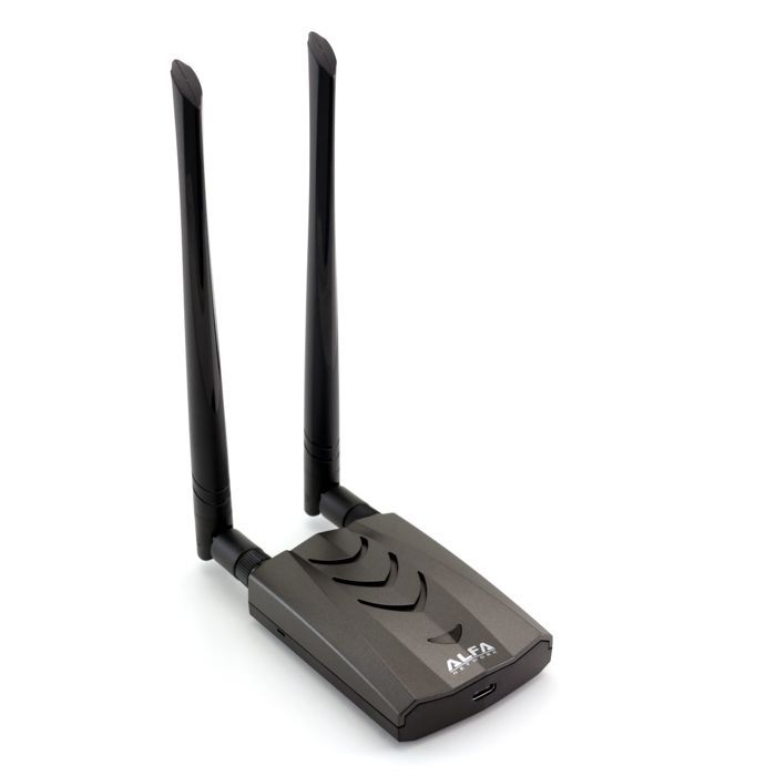 Adaptateur USB - ALFA - AWUS036ACH v.2 - Wi-Fi AC1200 - Double bande - Antennes détachables