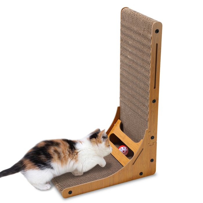 Meilleurs prix pour Yakimz Griffoir pour chats Tapis à gratter multifonctionnel en forme de L GRIFFE