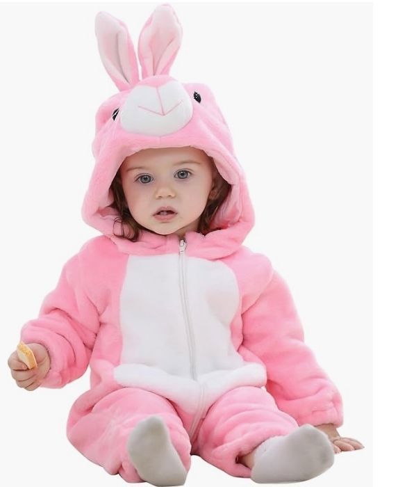 Combinaison Hiver Bébé Lion - Capuche, Flanelle Chaude, Unisexe