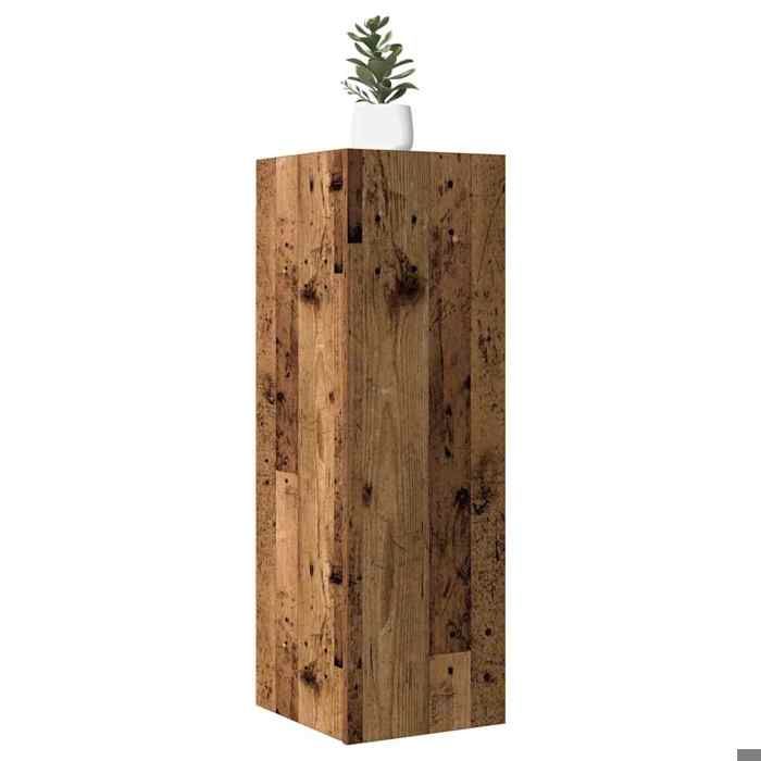 vidaXL Meubles TV 2 pcs vieux bois 305x30x90 cm bois dingénierie 856395
