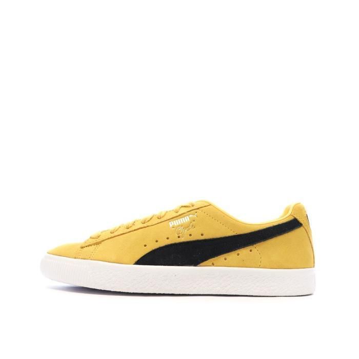 Baskets Jaunes Homme Puma Clyde Og