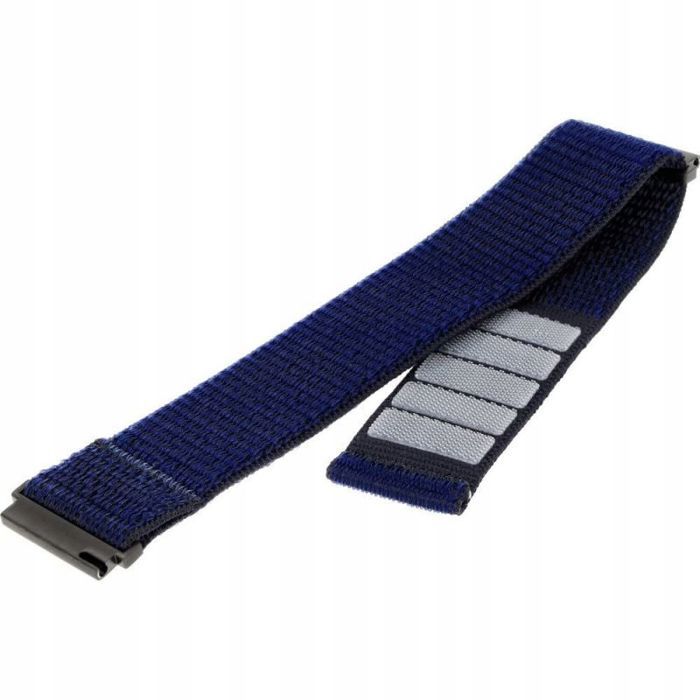 Bracelet Sport - FIXED - 22 mm - Dégagement rapide - Nylon - 160-210 mm - Bleu foncé