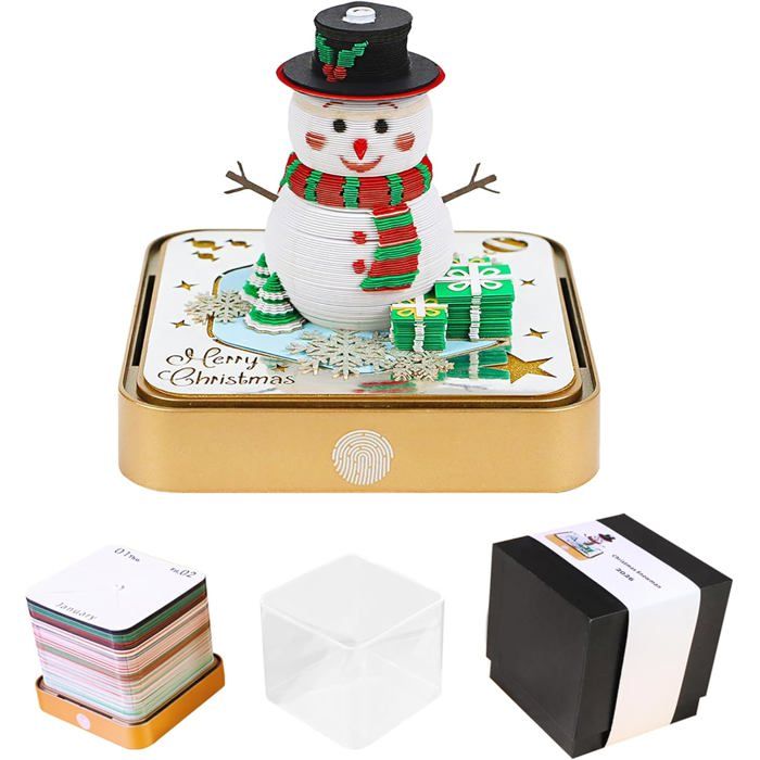 Mini Calendrier De Noël 3D 2026 | Créations Manuelles En Papier