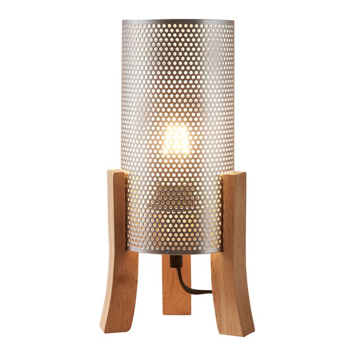 Lampe de table Joelleldsvin E27 30 x 14 x 14 cm argent
