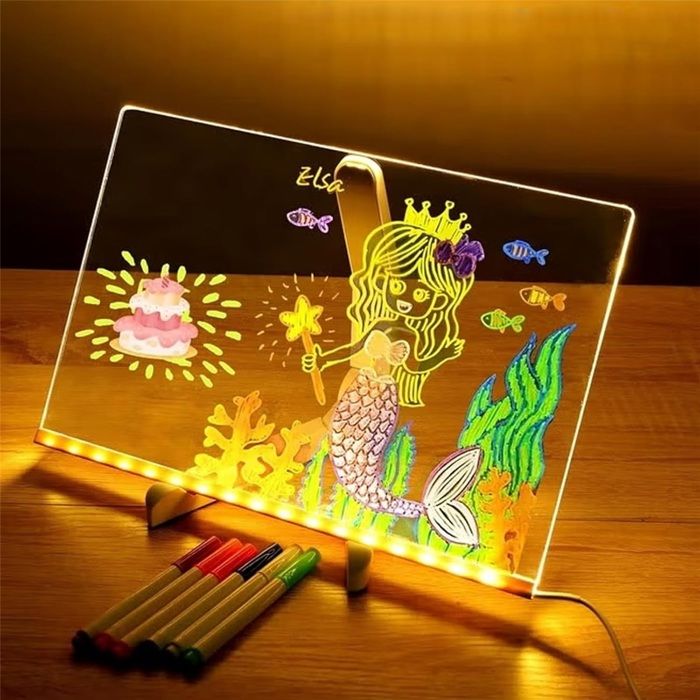 Tablette Lumineuse Wondiko pour Dessin Enfants LED, Tableau Acrylique Effaçable 7 Couleurs avec Stylo et Support Réglable 30x20cm - Beaux-Arts et Loisirs créatifs Tablette Lumineuse Wondiko pour Dessin Enfants LED, Tableau Acrylique Effaçable 7 Couleurs avec Stylo et Support Réglable 30x20cm - Beaux-Arts et Loisirs créatifs