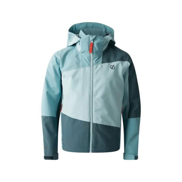 Veste imperméable enfant Dare 2B Explore II - element grey/aquifer