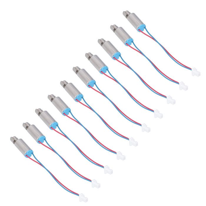 5 Micro Moteurs Sans Noyau 3,7V 21800 Tr/min – Pour Avion, Quadricoptère, Jouet Modèle