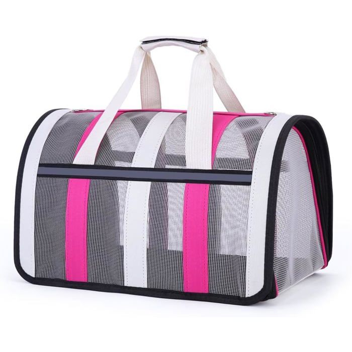 1 Sac de Transport pour Chat et Chien Pliable Respirant Nylon 33x25x22cm Voyage .