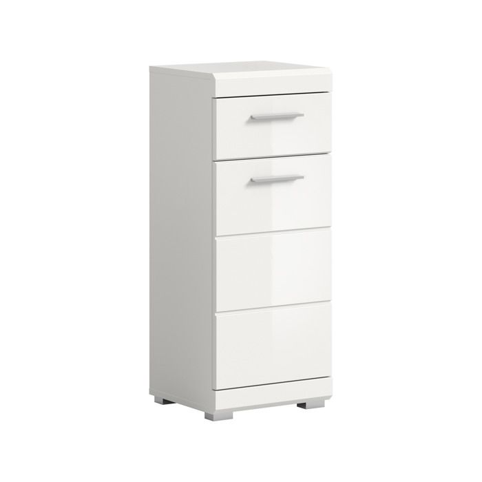 [en.casa] Scout colonne de salle de bain blanc 37 x 31 x 88 cm