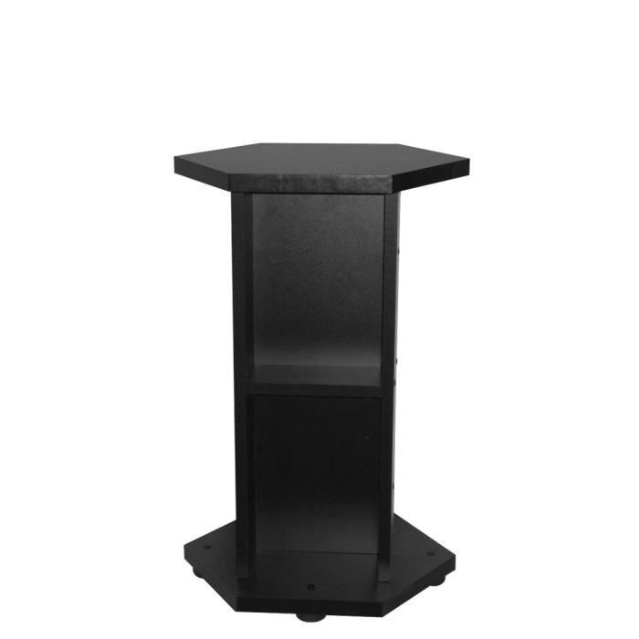 Meilleurs prix pour AQUAEL Meuble HEXA 60 Noir pour aquarium 45×45×73 cm – Résistant à leau