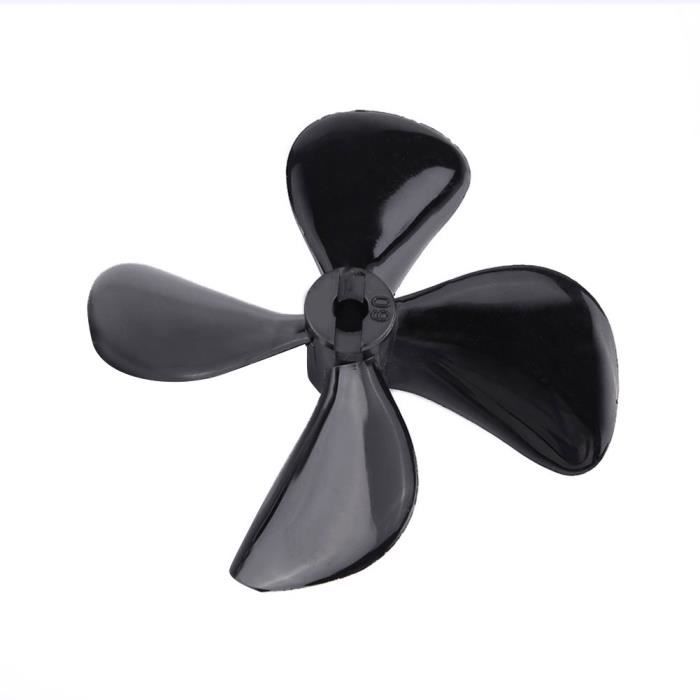 Hélices Bateau RC 60mm 4 Pales - Paire CW/CCW En Plastique Pour Arbre 4mm, Immersion Complète, Modèle Sous-marin