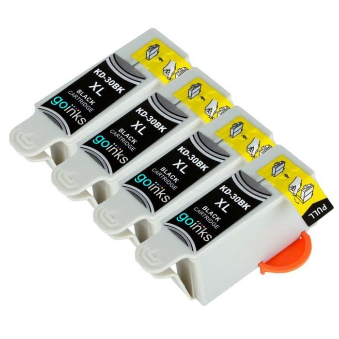 Cartuccia 4 Cartucce Inchiostro Nero 30 XL Compatibili Per Stampanti Kodak ESP C310, Hero 5.1, ESP 1.2, 3.2 | Ricambio Economico E Affidabile Canon 510 - Foto 6
