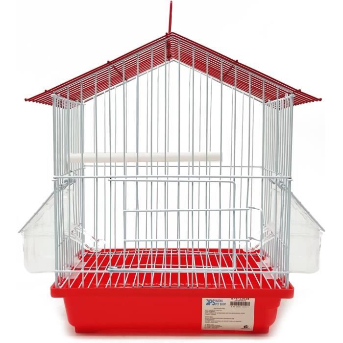 Cages À Oiseaux - Petite Cage Oiseau Canaris Grand Métal Mangeoire
