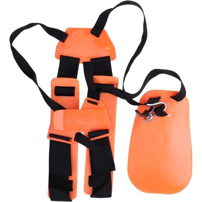 Sangle De Transport Réglable Pour Débroussailleuse Et Coupe-bordure - Nylon Robuste Orange, Pratique Pour Le Jardinage - 10