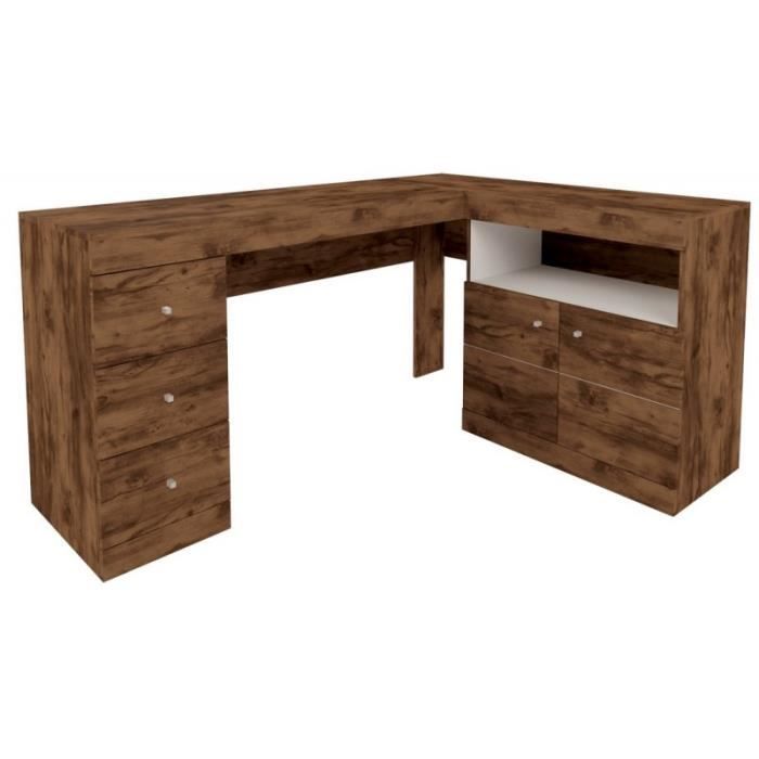 Bureau D Angle Wenge Caisson Et Armoire Caemmum Bureaux Bureau Achat Vente Armoire De Bureau Bureau D Angle Wenge Caisson Cdiscount