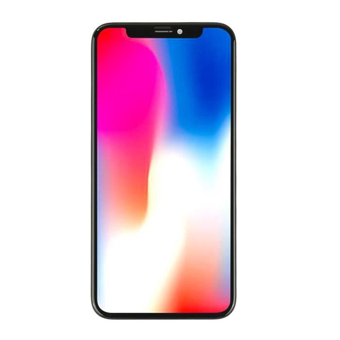 Écran LCD Apple iPhone X Bloc Complet Tactile Compatible - noir Noir -  Cdiscount Téléphonie