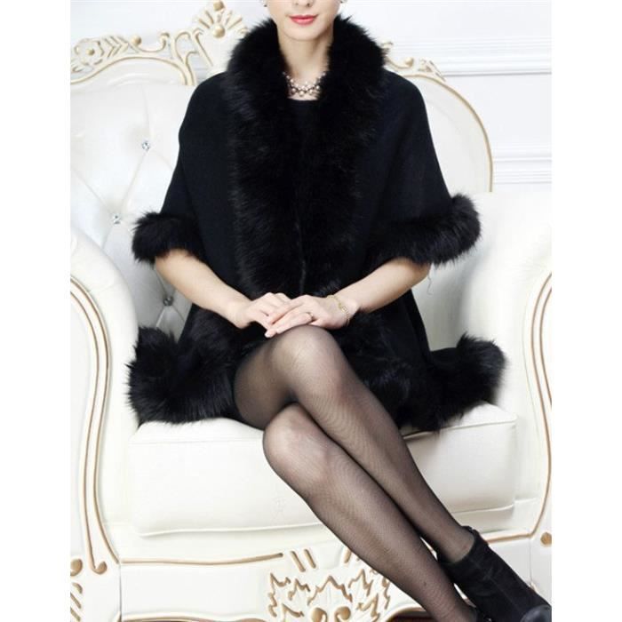 Boléro/Echarpe/Châle/Cape En Fausse Fourrure Longue ...