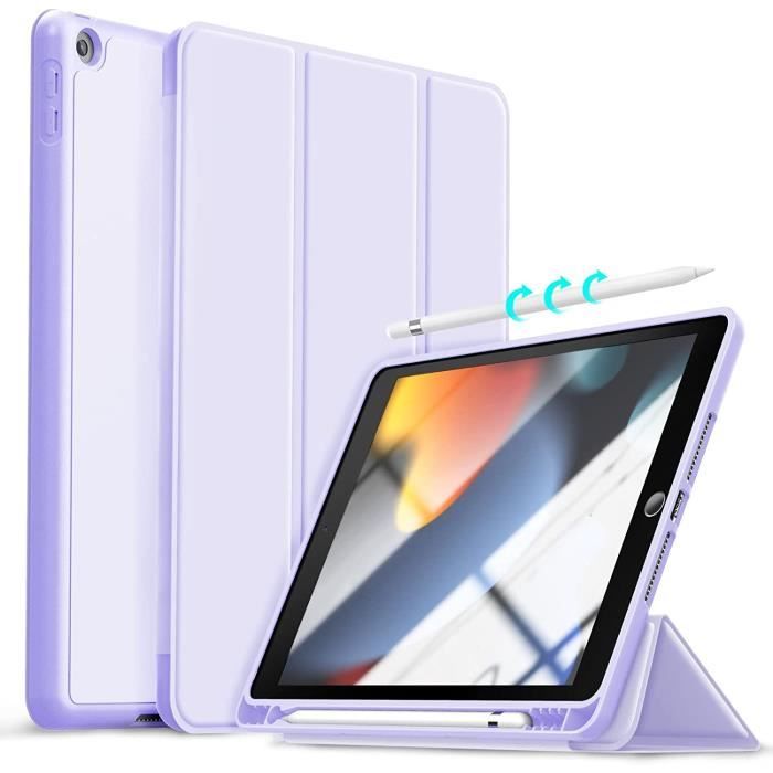 Coque-Coque pour iPad 10,2 Pouces 9e Génération 2021-8e Génération 2020-7e  Génération 2019 avec Porte-Stylet, Housse Case Cov[L5553]