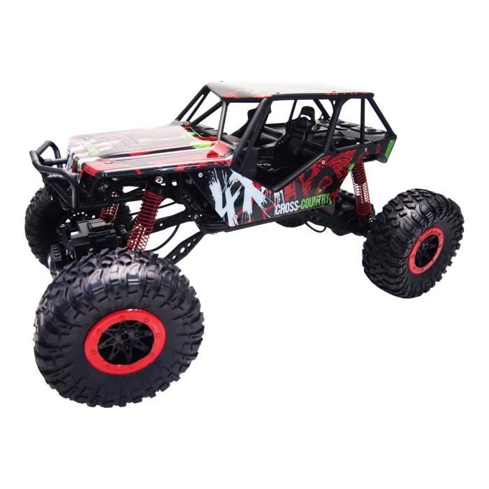 RC - AMEWI - Crazy Crawler - 4WD - RTR - Rouge - Pour enfants à partir de 6 ans