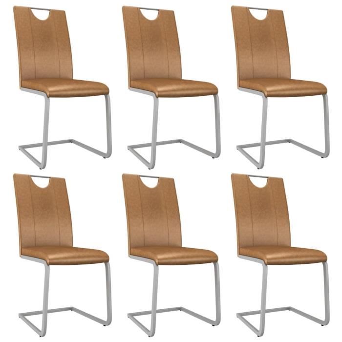 Décor🍓Classique -Pack de 6 Chaises de salle à manger Contemporain- Lot