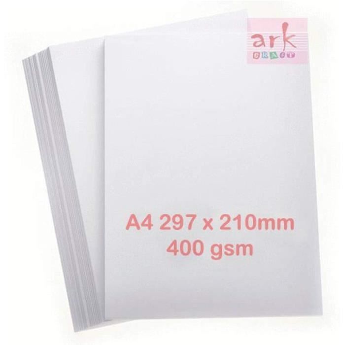 Ark Lot de 50 feuilles de papier parchemin Format A4 210 x 297 mm 90 g/m² 