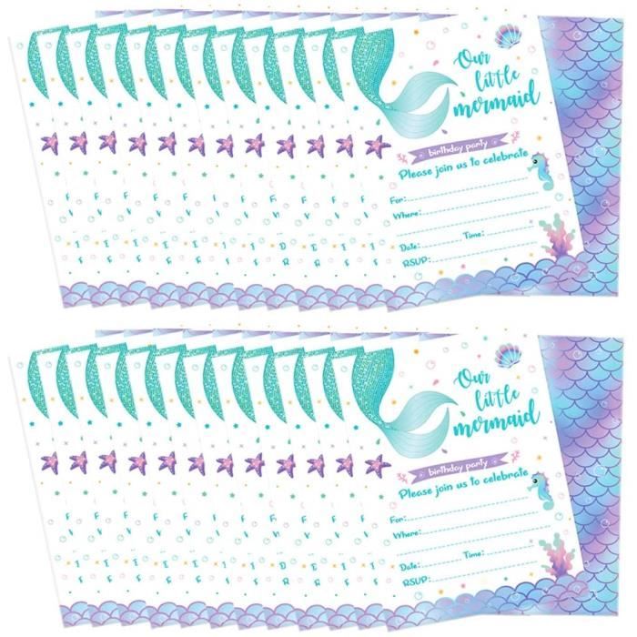 Sunsk Cartes D Invitation Anniversaire Invitation Fetes Sirene Pour Fille Enfant Decorations Et Accessoires 29 Cdiscount Beaux Arts Et Loisirs Creatifs Sunsk Cartes D Invitation Anniversaire Invitation Fetes Sirene Pour Fille Enfant Decorations Et Accessoires 29 Cdiscount Beaux Arts Et Loisirs Creatifs