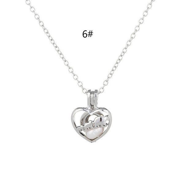 1Pc émail coloré Perle Pendentif Cage Pendentif Plaqué Argent Collier Pour Cadeau 1Pc émail coloré Perle Pendentif Cage Pendentif Plaqué Argent Collier Pour Cadeau
