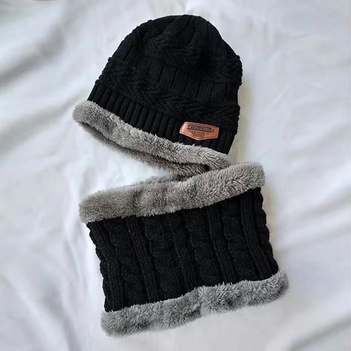 Casquette Chapeau Pour Enfant 2 Ans 3 Garcons 4 Filles Ensemble D Echarpe En Laine 6 5 9 Ans Automne Hiver Type Black Cdiscount Pret A Porter