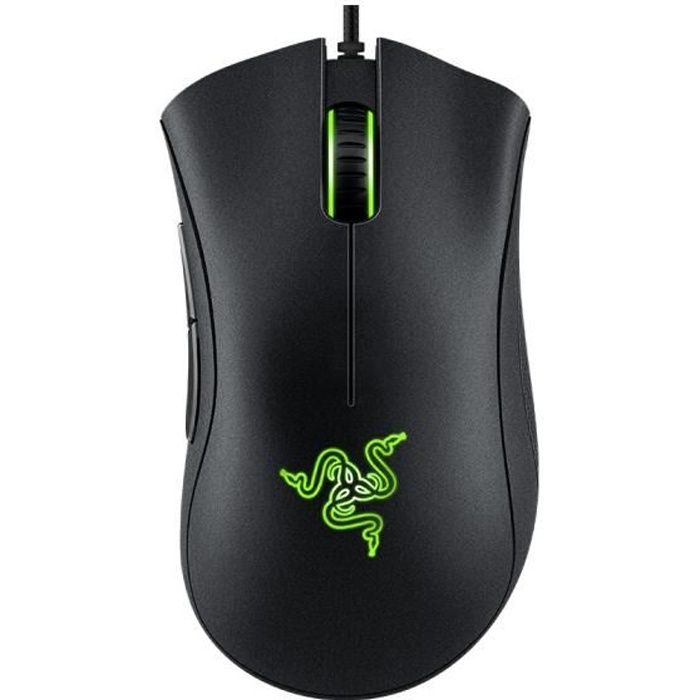 Souris de jeu - Razer DeathAdder Essential - 6400 DPI - 5 boutons programmables - Ergonomique
