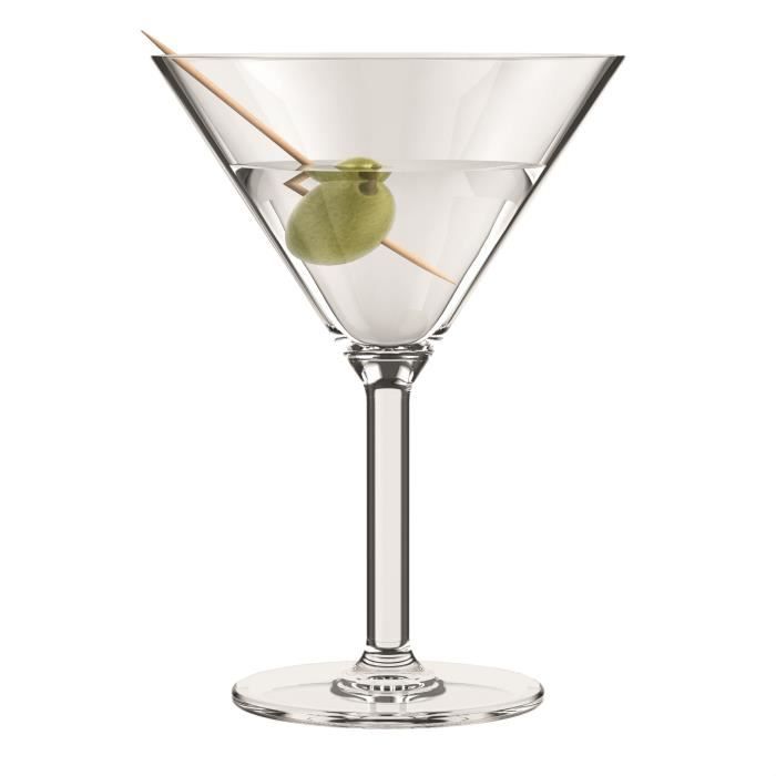 Ensemble de 4 verres à cocktail/martini à pois - France
