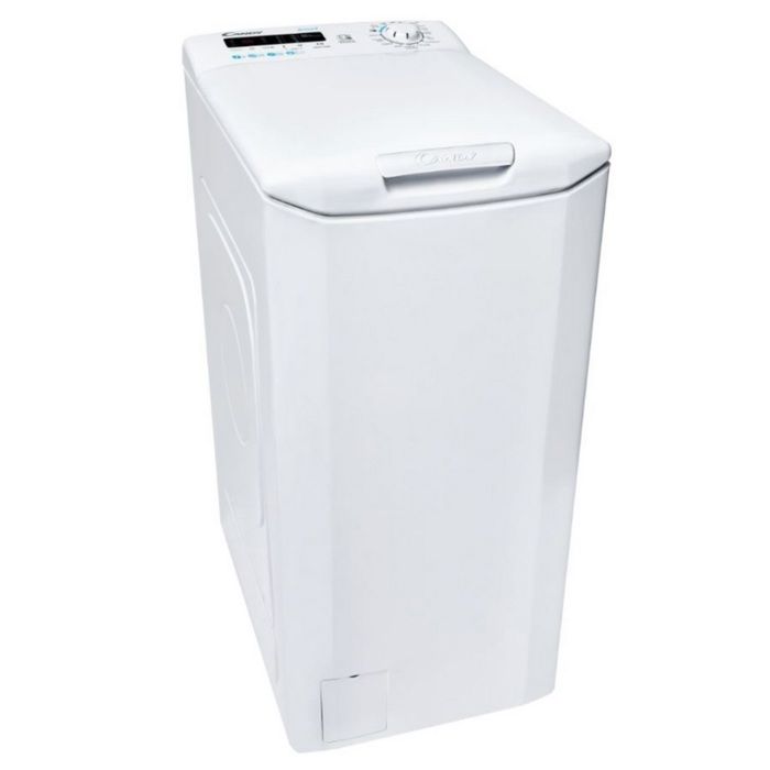 Lave-linge top CANDY CST472DE/1-47 Blanc - Capacité 7 kg - Essorage 1400 trs/min - 17 Programmes