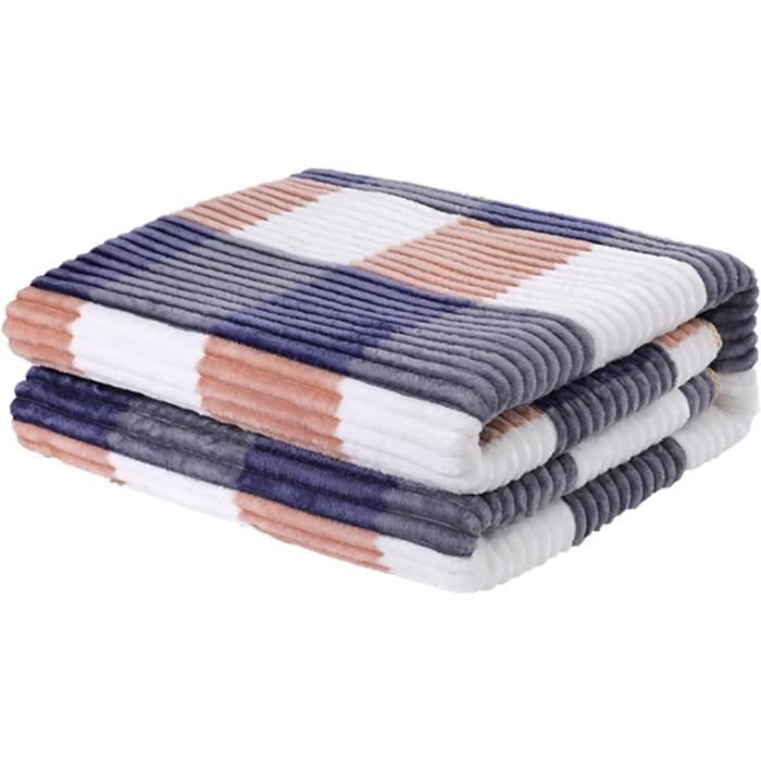 Couverture Chauffante Électrique 180x135 Cm - 6 Niveaux Chaleur + Arrêt Auto - Flanelle Douce - Pour Lit, Canapé, Bureau