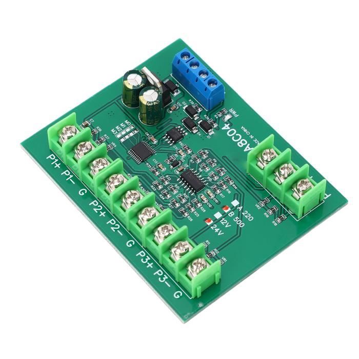 Capteur Température 7 Canaux RS485 MODBUS RTU - Sonde étanche, Mesure -55°C à +125°C