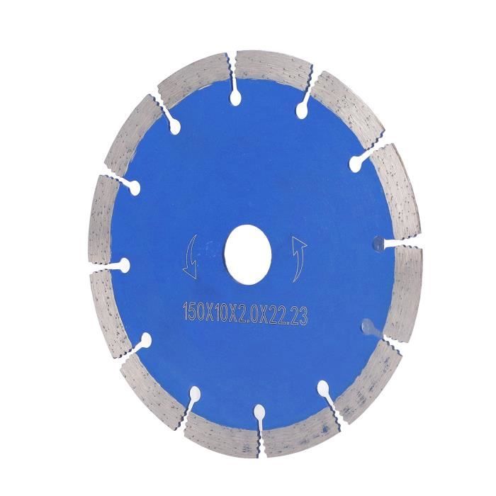 Lame De Scie Diamant Brasée 230 Mm (9") - Pour Coupe Pierre, Marbre, Granit, Métal, Utilisable à Sec Ou à L'eau - 10