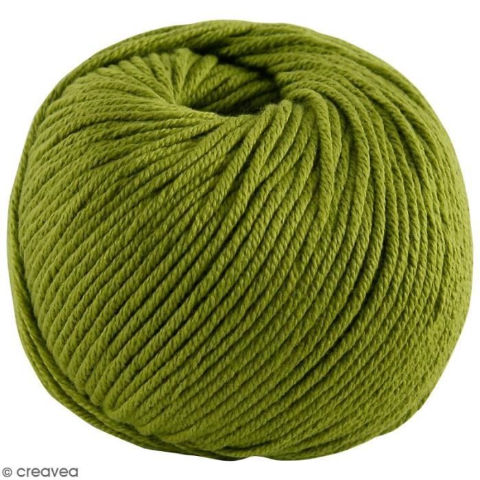 Fil DMC Natura Medium - 32 coloris - 50 g Vert Lichen N° 08