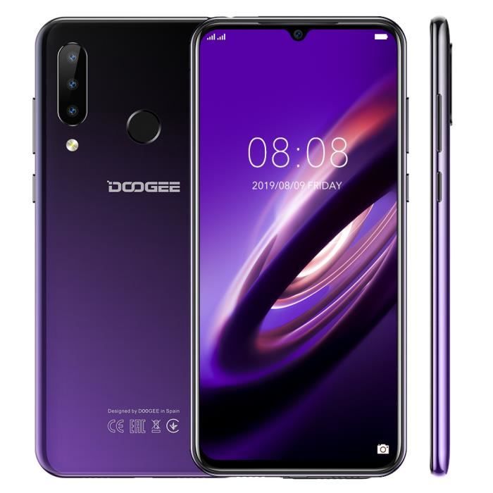 Vente Téléphone portable Smartphone 4G DOOGEE N20 64Go ROM 6.3" Écran - Violet pas cher Vente Téléphone portable Smartphone 4G DOOGEE N20 64Go ROM 6.3" Écran - Violet pas cher